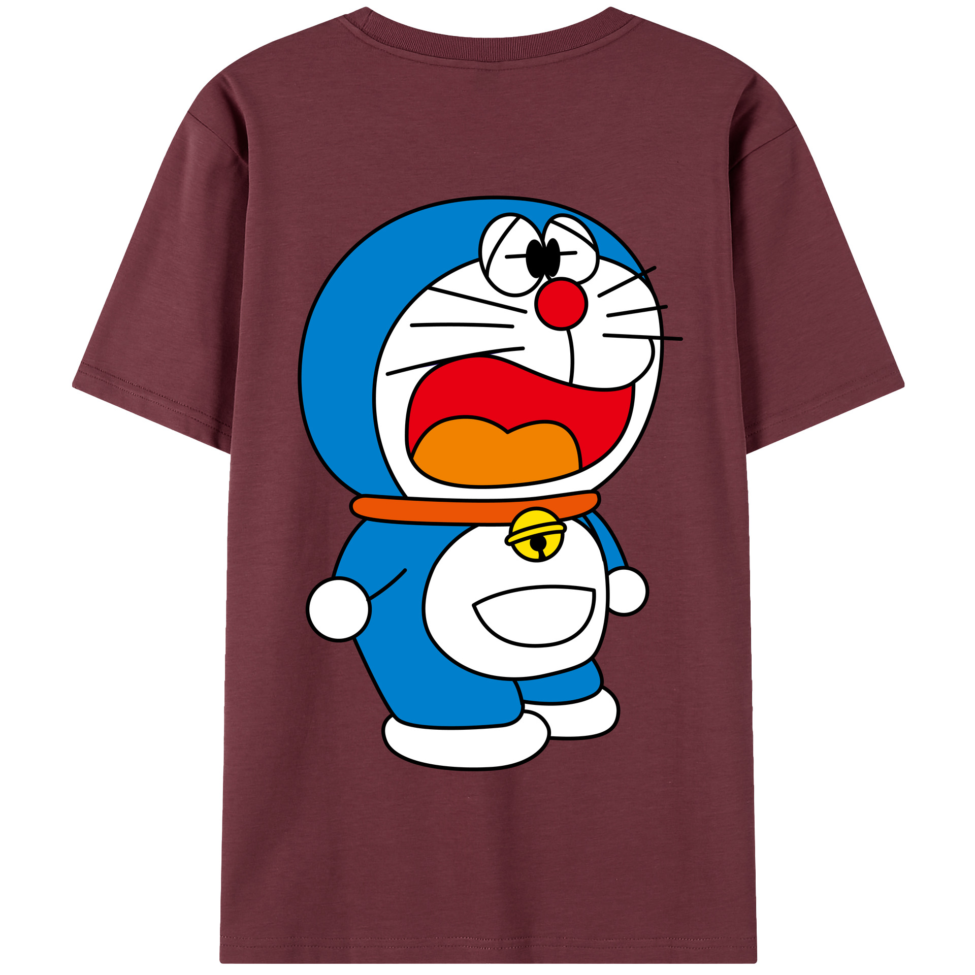 （画像用） ドラえもん Doraemon 綿100％半袖Tシャツ（背面プリント）